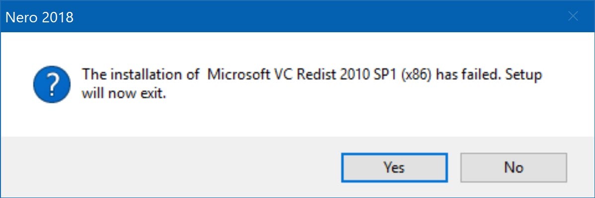 Microsoft redistributable 2010 x64